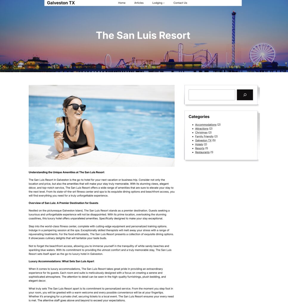 Advertising Pricing for Galveston TX